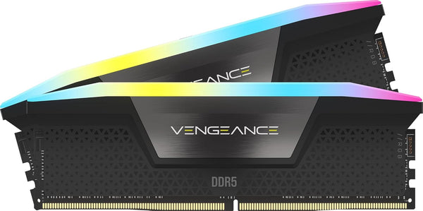 CORSAIR VENGEANCE RGB DDR5 RAM 32GB (2x16GB) 6000MHz CL30-36-36-76 1.40V AMD EXPO Intel XMP Desktop Computer Memory - Gray