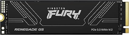 Kingston Fury Renegade G5 4096GB NVMe SSD | PCIe 5.0 M.2 2280 | Up to 14,800MB/s | SFYR2S/4T0