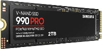 SAMSUNG 990 PRO SSD 2TB NVMe M.2 PCIe Gen4, M.2 2280 Internal Solid State Hard Drive, Seq. Read Speeds Up to 7,450 MB/s for High End Computing, Gaming, and Heavy Duty Workstations, MZ-V9P2T0B/AM