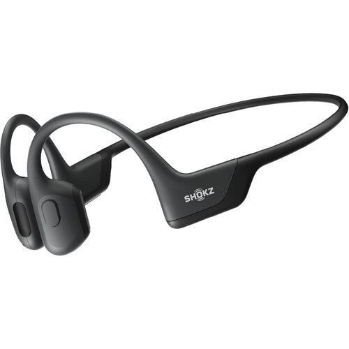 Shokz OpenComm2 Bluetooth Stereo Headset Noise Cancelling Boom Mic with Mute Button - Bone Conduction - Zoom Certified (Black)